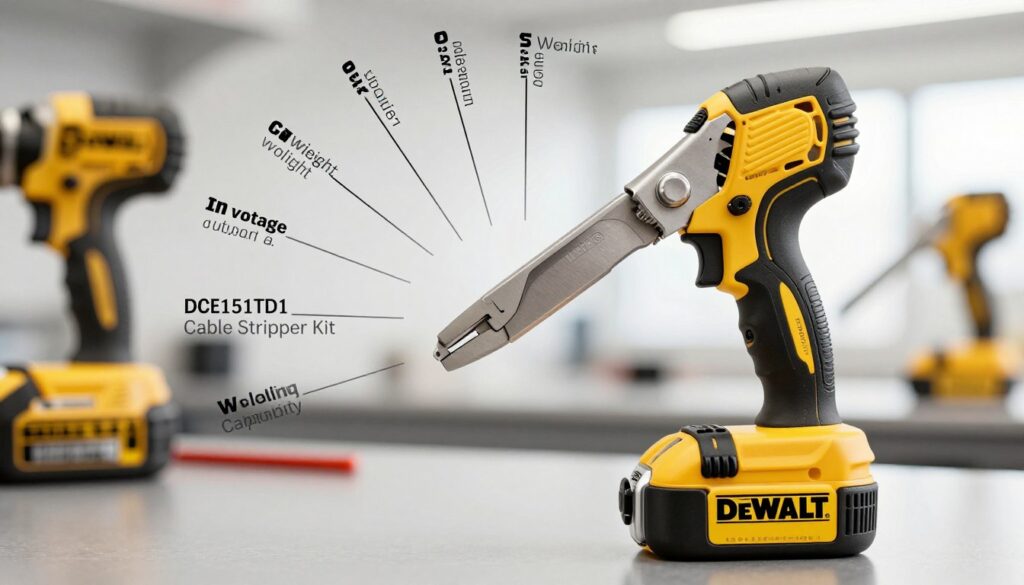 DEWALT DCE151TD1 Technical Specifications